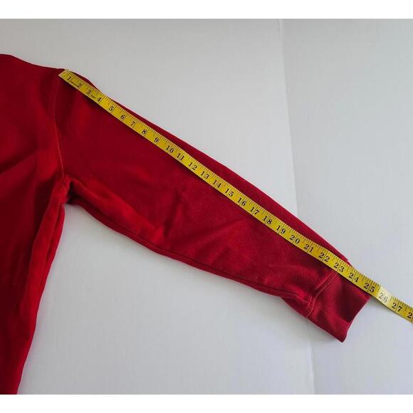 Nautica Men's Red Crew Sweatshirt - Picture 7 of 8